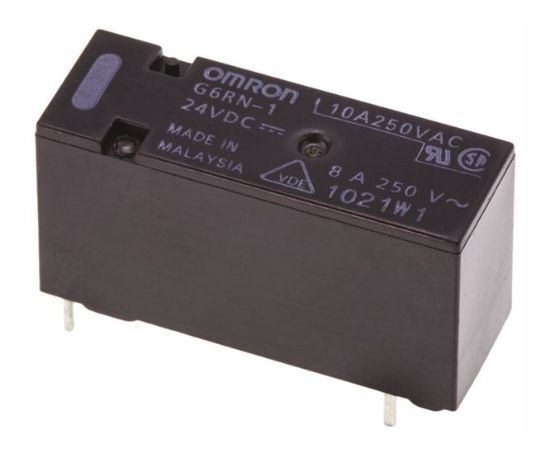 Picture of RELAY SPST 8A 24VDC RECT 4PCB